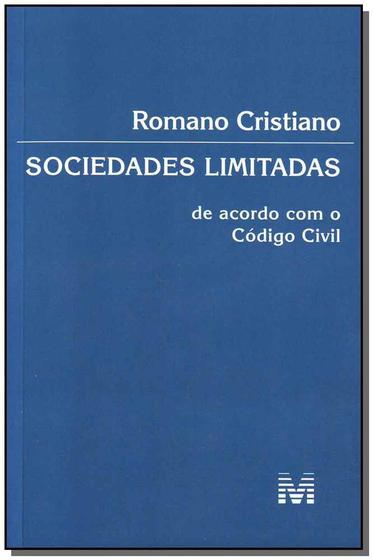 Imagem de Livro - Sociedades limitadas de acordo com o código civil - 1 ed./2008