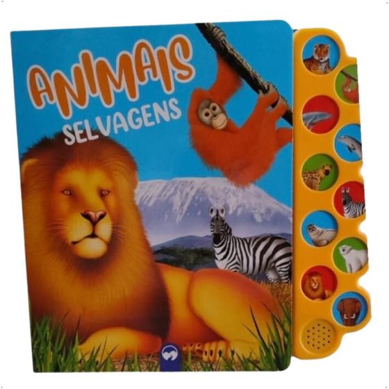 Imagem de Livro Sonoro 10 Sons Animais Da Fazenda Selvagens Incrives