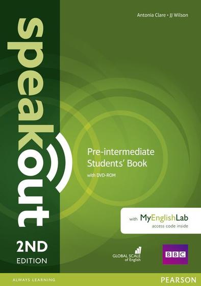 Imagem de Livro - Speakout Pre-Intermediate 2Nd Edition Students' Book With DVD-Rom And MyEnglishLab Access Code Pack