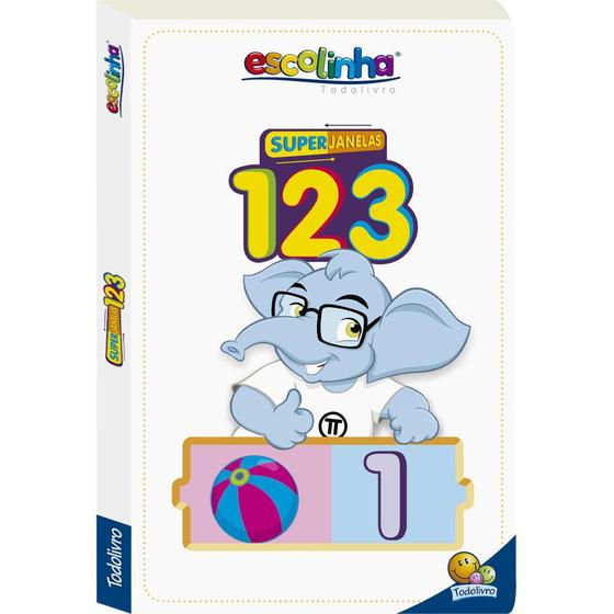 Imagem de Livro - SuperJanelas: 123 (Escolinha Todolivro)