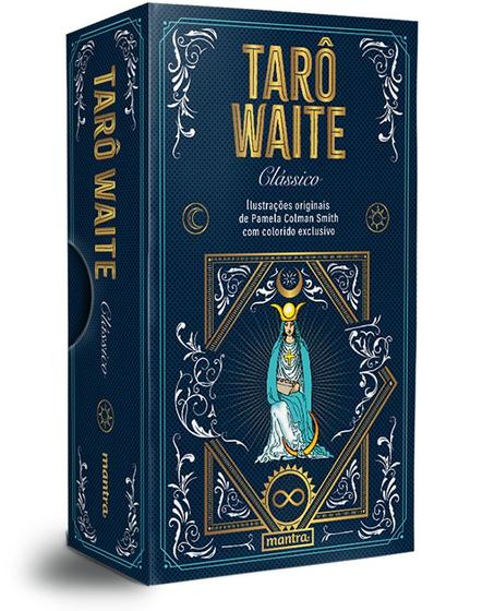 Imagem de Livro - Tarot Waite Clássico – Deck com 78 cartas ilustradas por Pamela Colman Smith