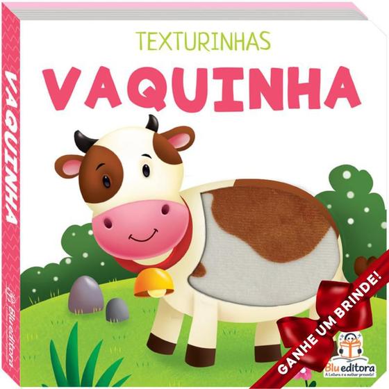 Imagem de Livro Texturinhas: Vaquinha e amigos Blu Crianças Filhos Infantil Desenho História Brincar Pintar - Atividade Educativo Amigo