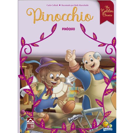 Imagem de Livro - The Golden Classics: Pinocchio