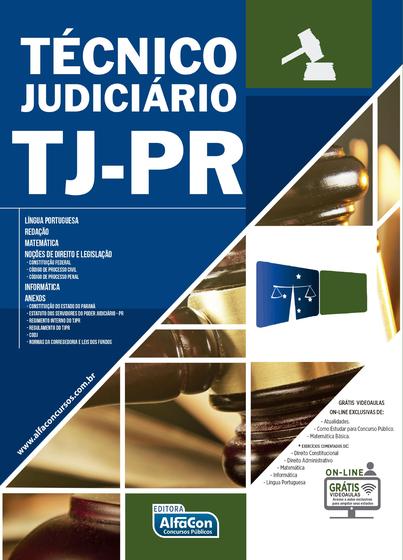 Imagem de Livro - TJ-PR - Técnico judiciário - Tribunal de justiça do Paraná