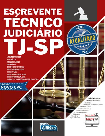 Imagem de Livro - TJ-SP - Escrevente técnico judiciário - Tribunal de justiça de São Paulo