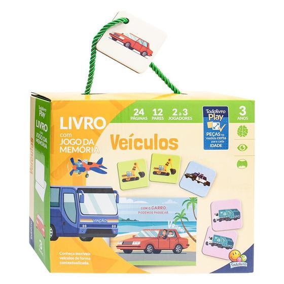 Imagem de Livro - Todolivro Play MEMO 3A Veículos