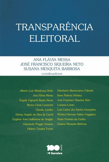 Imagem de Livro - Transparência Eleitoral - 1ª Edição 2015