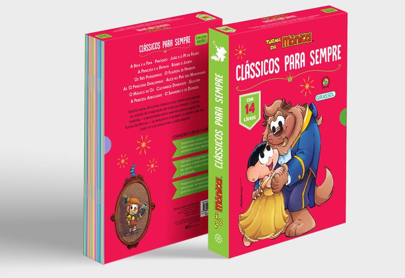 Imagem de Livro - Turma da Mônica – Box – Clássicos Para Sempre - Kit com 14 Contos de fadas