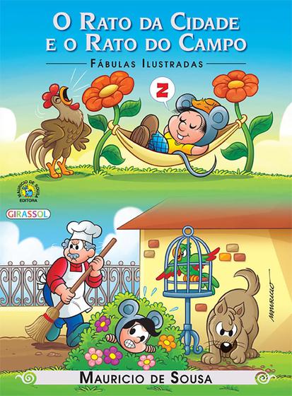Imagem de Livro - Turma da Mônica - Fábulas Ilustradas - O Rato da Cidade e o Rato do Campo