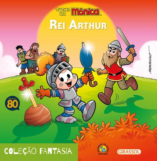 Imagem de Livro - Turma da Mônica - Fantasia - Rei Arthur