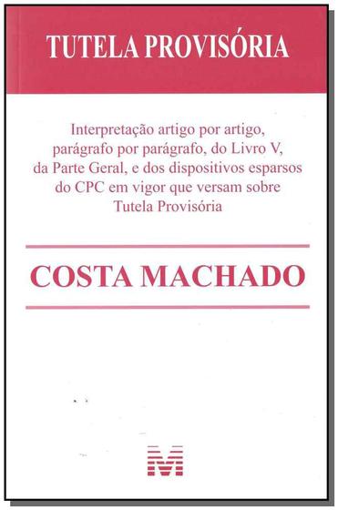 Imagem de Livro - Tutela provisória - 1 ed./2017