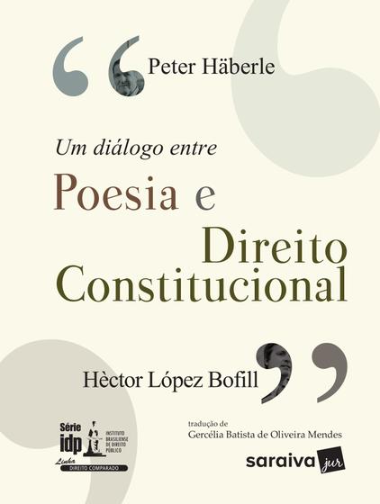 Imagem de Livro - Um diálogo entre poesia e direito constitucional - 1ª edição de 2017