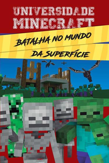 Imagem de Livro - Universidade Minecraft - Batalha no mundo da superfície