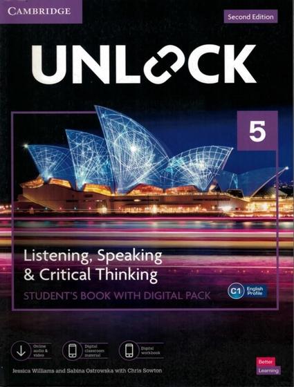 Imagem de Livro - Unlock 5 Listening,Speaking And Critical Thinking Sb Wdigital Pack