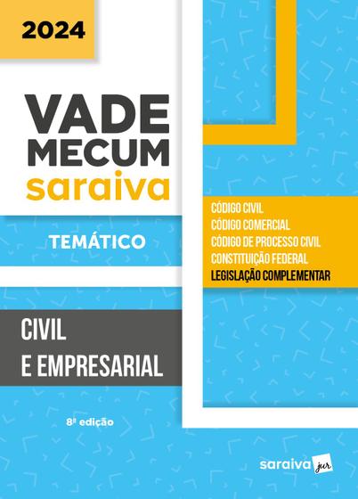 Livro - Vade Mecum Civil e Empresarial Temático - 8ª edição 2024 Menor preço em Livro - Vade Mecum Civil e Empresarial Temático - 8ª edição 2024