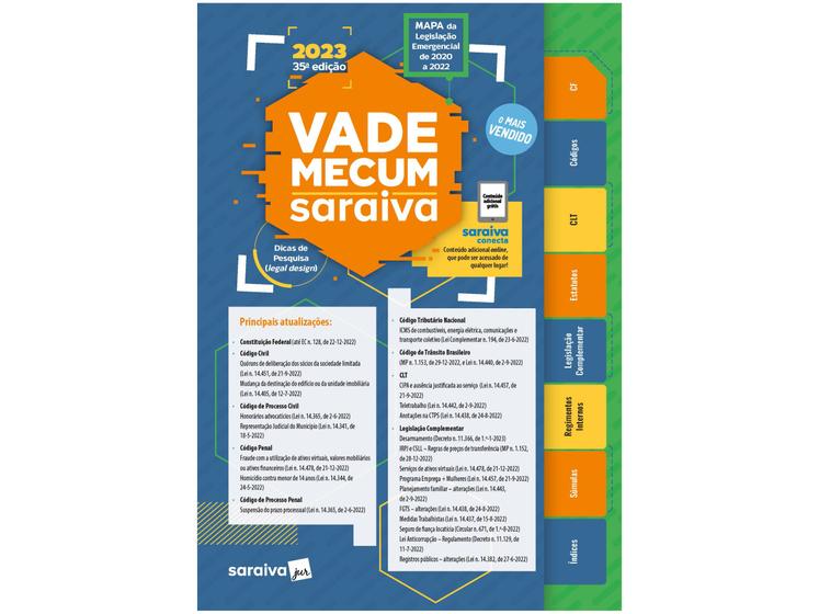 Imagem de Livro Vade Mecum Saraiva Tradicional