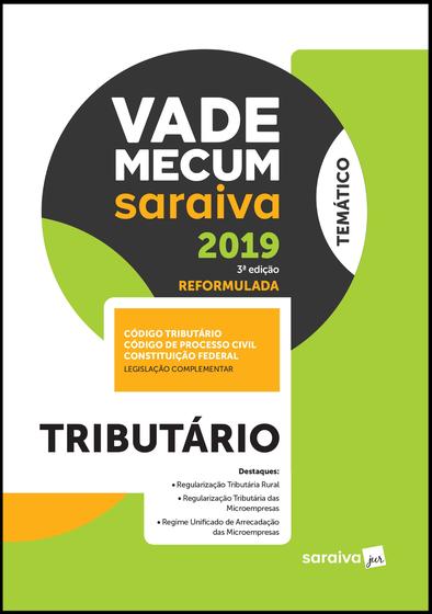 Imagem de Livro - Vade mecum tributário - 3ª edição de 2019