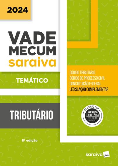 Imagem de Livro - Vade Mecum Tributário - Temático - 8ª edição 2024