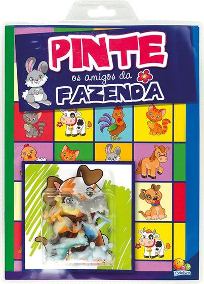 Livro - Vamos pintar! Pinte os amigos da fazenda Menor preço em Livro - Vamos pintar! Pinte os amigos da fazenda