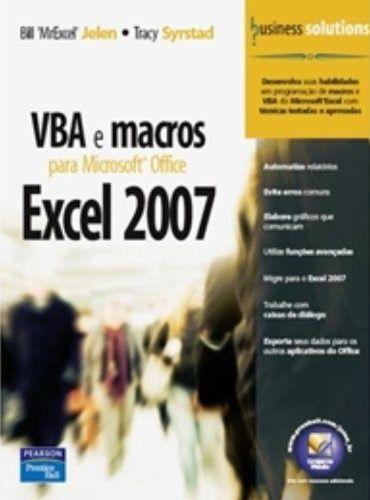 Imagem de Livro - VBA e Macros para Microsoft® Office Excel 2007