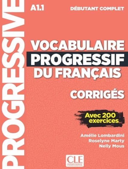 Imagem de Livro - Vocabulaire Progressif Du Francais - Niveau Debutant Complet - Corriges - Nouvelle Couverture