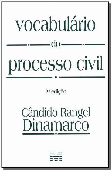 Imagem de Livro - Vocabulário do processo civil - 2 ed./2014