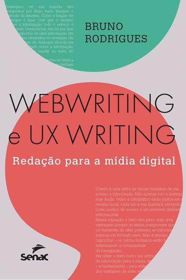 Imagem de Livro - Webwriting e UX Writing: