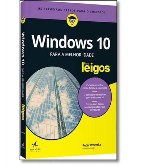 Imagem de Livro - Windows 10 para melhor idade para leigos