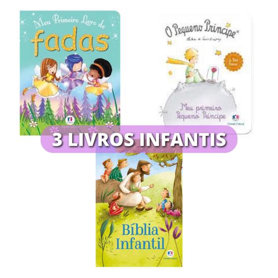 Imagem de Livros Infantis Clássicos Encantados kit com 3 livros