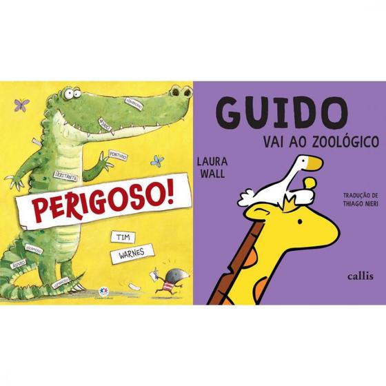 Imagem de Livros infantis:  Guido vai ao Zoológico + Perigoso!