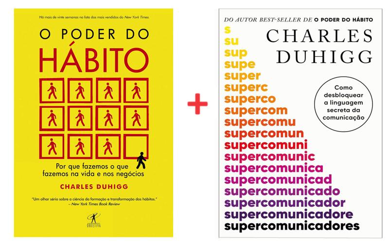 Imagem de Livros O poder do hábito + Supercomunicadores desbloqueando a linguagem da comunicação