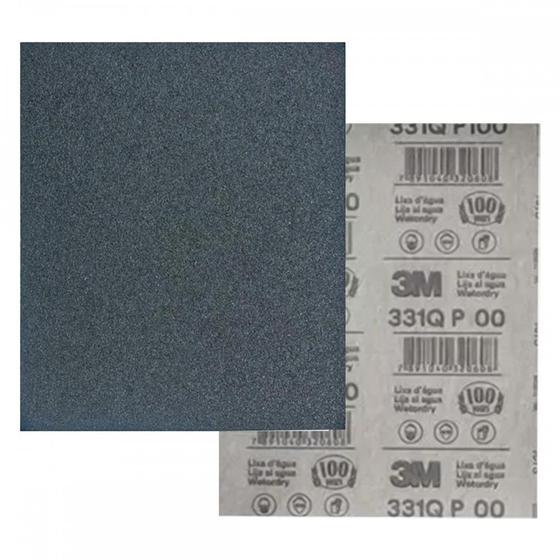 Imagem de Lixa DAgua 3M 80 - Kit C/50 Folhas