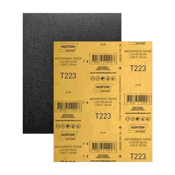 Imagem de Lixa De Água G80 T223 Emb. c/ 50 Un. - Norton