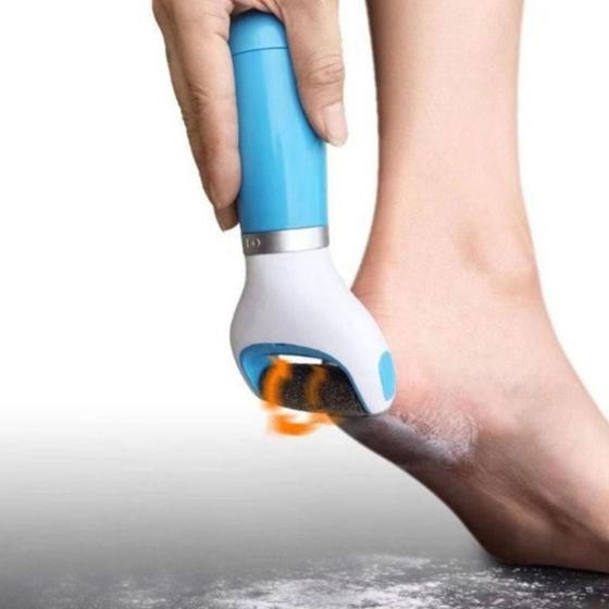 Imagem de Lixa de pé Portatil Pedicure Aparelho Esfoliador Calcanhar Elétrico Remova Calos Lixadora Eletrônica