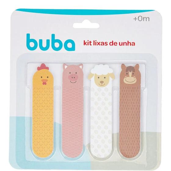 Imagem de Lixa de Unha Infantil c/4 Fazendinha Buba