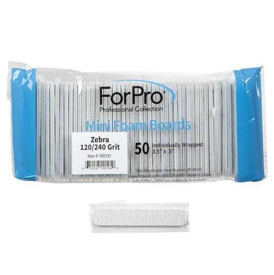 Imagem de Lixa de unhas ForPro Professional Collection Mini Foam Board 50 unidades