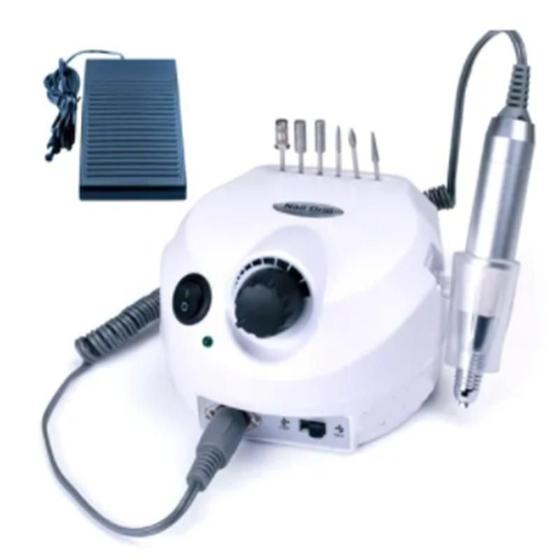Imagem de Lixa Elétrica Unha Porquinho Nail Drill Alongamento Fibra