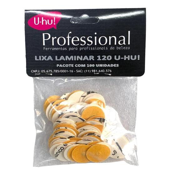 Imagem de Lixa Laminar 120 U-Hu 100 Und