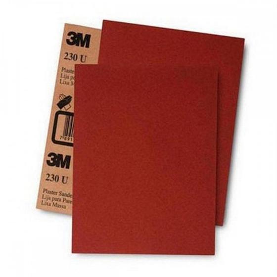 Imagem de Lixa Massa/Madeira 3M 60 ./ Kit Com 50 Folhas