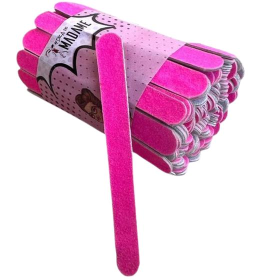 Imagem de Lixa Mini Rosa com 100un