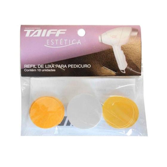 Imagem de Lixa para Pedicuro Softfeet Taiff 10 Unidades - Amarelo