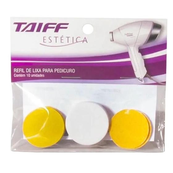 Imagem de Lixa Para Pedicuro Taiff Refil Com 10 Unidades