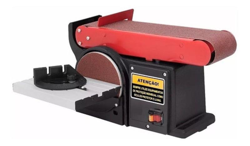 Lixadeira de fita combinada 375w 910mm lcm450 lynus Menor preço em Lixadeira de fita combinada 375w 910mm lcm450 lynus