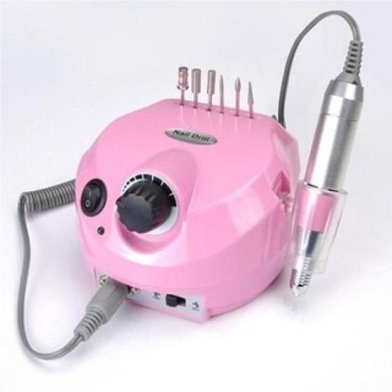 Lixadeira Elétrica para Unhas em Acrigel e Fibra BIVOLT Motor Porquinho 30000 rpm Nail Drill Profissional Rosa - LOJA DIGITAL MARCO FERRARI ENVIO Imagem de Lixadeira Elétrica para Unhas em Acrigel e Fibra BIVOLT Motor Porquinho 30000 rpm Nail Drill Profissional Rosa