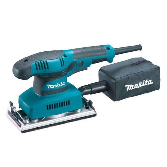 Imagem de Lixadeira Orbital 190W Ideal para Madeira Metal Com Lixa Saco Coletor de Pó BO3710 110V Makita