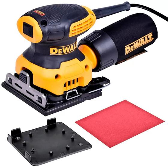 Lixadeira Orbital 230w C/ Coletor Dwe6411 Dewalt 110v 220v Menor preço em Lixadeira Orbital 230w C/ Coletor Dwe6411 Dewalt 110v 220v