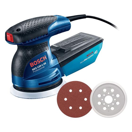 Lixadeira Orbital Bosch GEX 125-1 AE 250W 5" é boa?