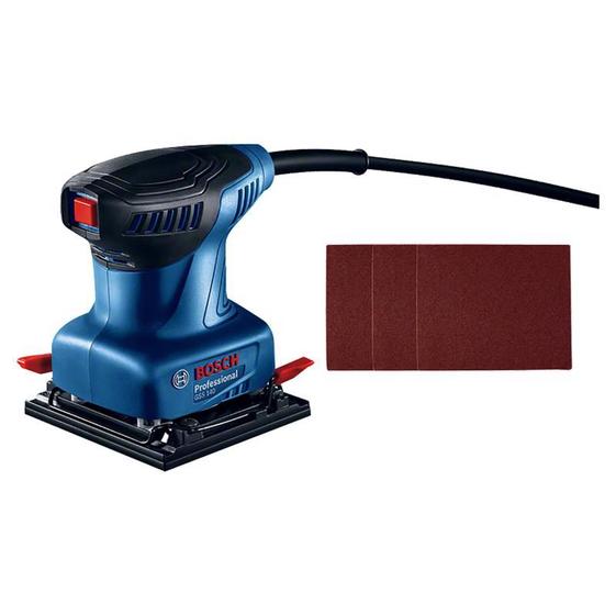 Lixadeira orbital de palma bosch gss 140 220w 127v com 3 lixas Menor preço em Lixadeira orbital de palma bosch gss 140 220w 127v com 3 lixas