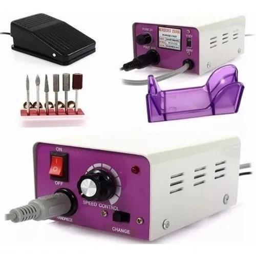 Imagem de Lixadeira Prof Pedal Motor Elétric 25000 Rpm Bivolt