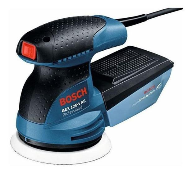 Lixadeira Profissional Roto Orbital Bosch Professional Gex 125-1 Ae Azul 250w 127v Menor preço em Lixadeira Profissional Roto Orbital Bosch Professional Gex 125-1 Ae Azul 250w 127v